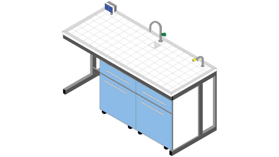 Banco parete piano Gres Porcellanato Piastrellato cm 180 x 75 x 90H