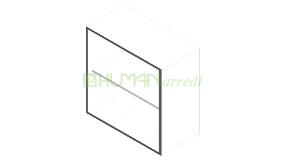 Vetrina 60 x 30 x 60H